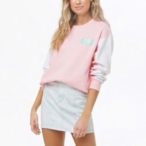 Forever 21 Vintage Vibe Pink Sweatshirt